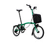 Skládací elektrokolo Brompton C Line Electric 4Speed e-Motiq, Palm Green