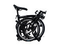 Skládací kolo Brompton C Line 4Speed, Black Matt