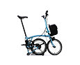 Skládací elektrokolo Brompton C Line Electric 4Speed e-Motiq, Cloud Metallic