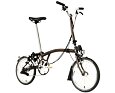 Skládací kolo Brompton C Line jednobarevné, Black Laquer