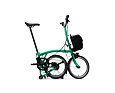 Skládací elektrokolo Brompton C Line Electric 4Speed e-Motiq, Palm Green