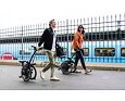 Skládací elektrokolo Brompton Electric C Line, Ocean Blue/Black