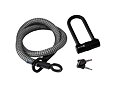 Zámek na kolo Tex-lock + X-lock, šedá