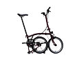 Skládací kolo Brompton C Line 12Speed, Plum Red